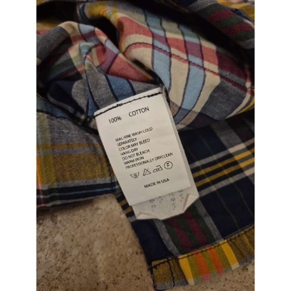 Engineered Garments Patchwork Madras Camp Plaid S… - image 7